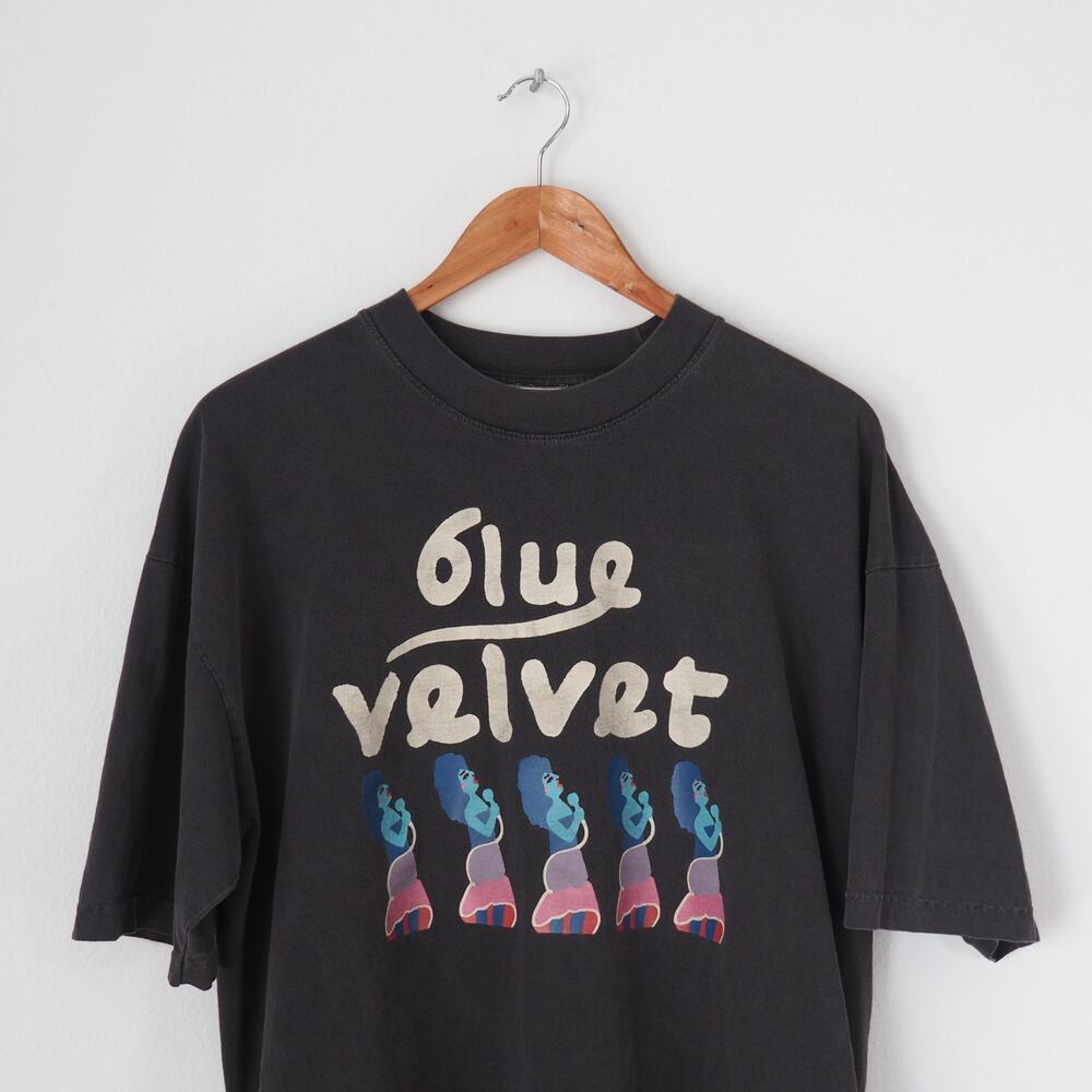 and after that Blue Velvet Shirt - Sz: XL